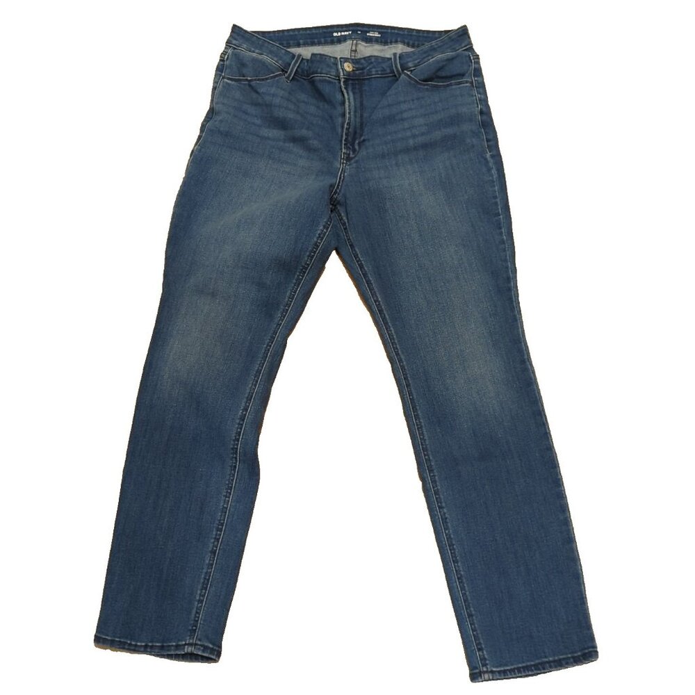 Old Navy High Rise Straight Jeans Womens Size 12 Casual Denim -lp